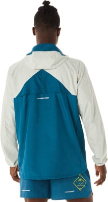 Asics Fujitrail Anorak Laufjacke mit Kapuze