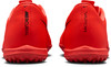 Rückansicht von roten Nike Mercurial Vapor Fußballschuhen.