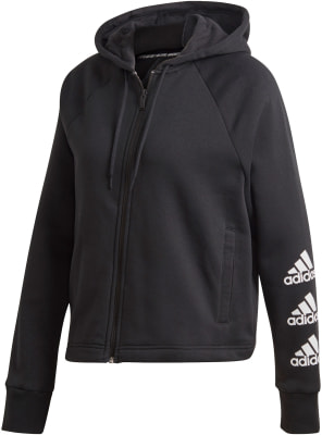 adidas Stacked Logo Fleece Kapuzenjacke