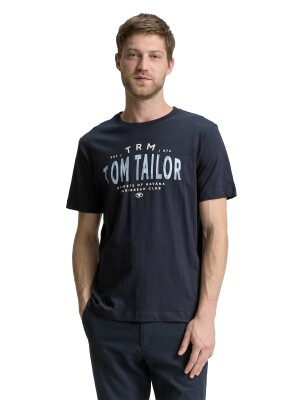 Tom Tailor Printed Slub férfi póló