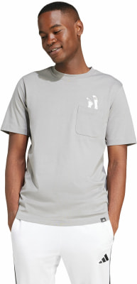 adidas Lounge Slides Graphic Pocket T-Shirt