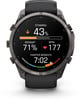 Eine Smartwatch zeigt Ausdauer, Herzfrequenz und Gesamtzeit an.