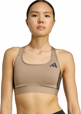 adidas Powerreact Train Medium-Support 3-Streifen Sport-BH adidas Powerreact Train Medium-Support 3-Streifen Sport-BH