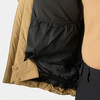 Innere Netztasche der Jacke mit HH-Logo auf Druckknopf.