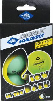 Donic-Schildkröt Glow in the Dark Tischtennisbälle