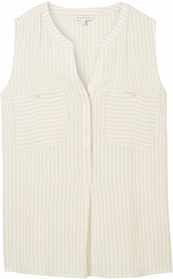 Tom Tailor Striped női ujjatlan blúz