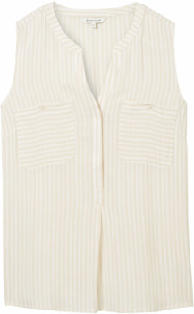 Tom Tailor Striped női ujjatlan blúz