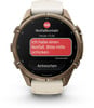 Eine Garmin-Smartwatch zeigt eine Notfallnachricht von einem Kontakt an.