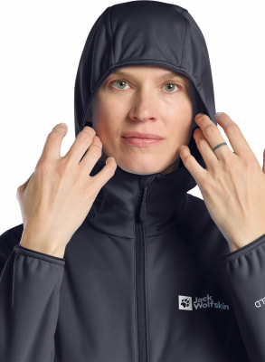 Jack Wolfskin Feldberg Softshelljacke mit Kapuze