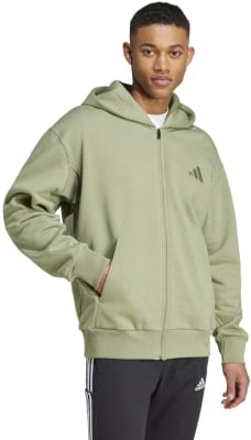 adidas M A SZN FL FZ férfi kapucnis felső