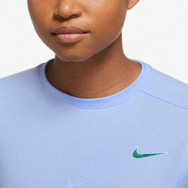 W NK DF Ux. Mikina SWOOSH RUN PACER MDLYR