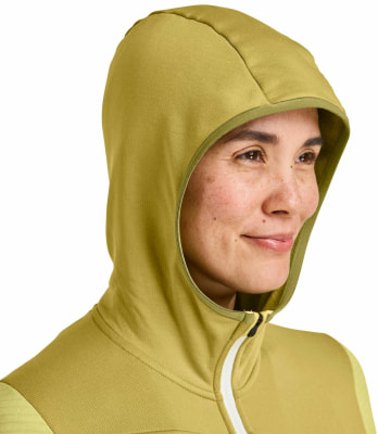 Ortovox Fleece Grid Fleecejacke mit Kapuze