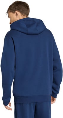 Mann in dunkelblauer Kapuzenpullover von hinten gesehen. Mann in dunkelblauer Kapuzenpullover von hinten gesehen.