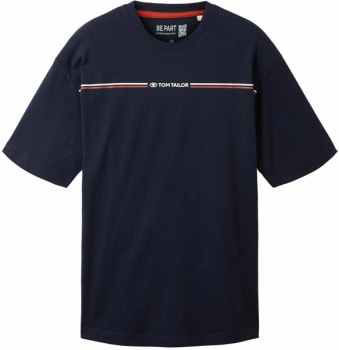 Tom Tailor Printed Crewneck póló