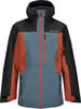 Herrenjacke mit Kapuze in Farbblock-Optik