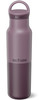 Violette Klean Kanteen Thermoskanne mit Henkel und Logo.