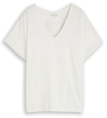 Tom Tailor V-Neck női póló