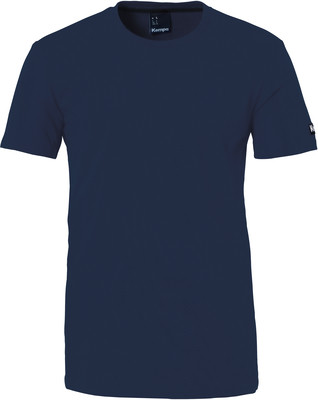 Dunkelblaues Herren-T-Shirt von Kempa mit kurzen Ärmeln. Dunkelblaues Herren-T-Shirt von Kempa mit kurzen Ärmeln.