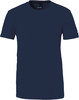 Dunkelblaues Herren-T-Shirt von Kempa mit kurzen Ärmeln.