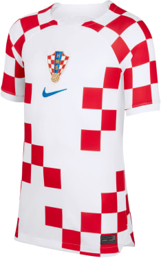 CRO StadiumYJersey Hom e Fußballtrikot Kroatien Heim