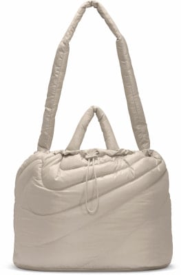 Helle gesteppte Tasche mit Nike-Logo und Kordelzug. Helle gesteppte Tasche mit Nike-Logo und Kordelzug.