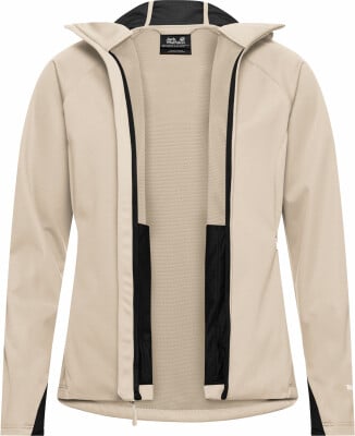 Jack Wolfskin Skyvail Softshelljacke mit Kapuze