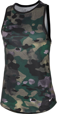W Nk Dry Tank Leg Camo női felső