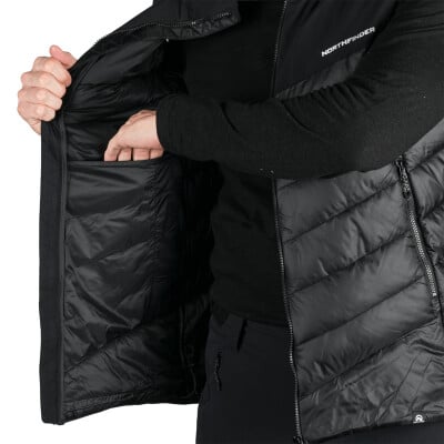 Northfinder Jedrick, pánska outdoorová zateplená vesta Northfinder Jedrick, pánska outdoorová zateplená vesta
