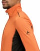 Herren-Jacke von McKinley in Orange mit schwarzen Einsätzen und Logo.