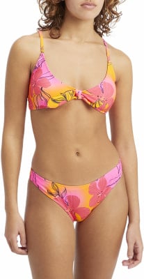 Firefly Milla Painted Flower Bustier Bikini-Set