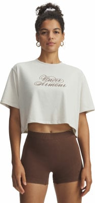 Under Armour Script Heart Crop T-Shirt