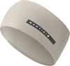 Graues Stoffstirnband mit Martini-Logo.