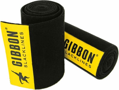Gibbon Classicline Treewear Set, Slackline+Baumschutz, 50mm Breite, Ratsche Gibbon Classicline Treewear Set, Slackline+Baumschutz, 50mm Breite, Ratsche