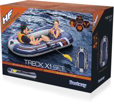 Bestway Nafukovací čln set, HydroForce Treck X1 veï. 228x121x32 cm