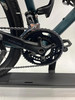 Detail von Kettenblatt und Umwerfer am Fahrrad
