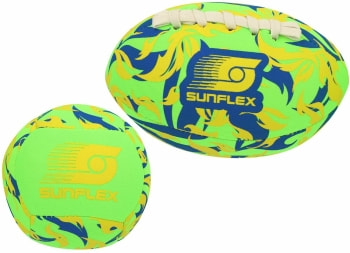 Sunflex Mini-Volley- und Football-Bälle, aus Neopren Durchmesser:9cm,2erSet