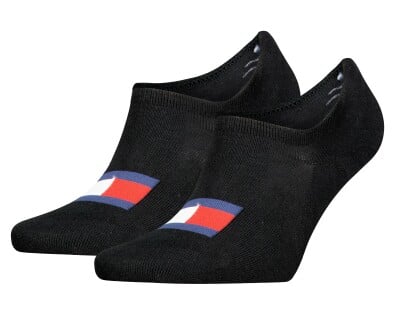 Tommy Jeans 2-Pack Footie Flag férfi titokzokni Tommy Jeans 2-Pack Footie Flag férfi titokzokni