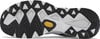 Schuhsohle mit ausgeprägtem Profil und gelbem Vibram-Logo.