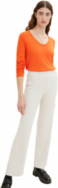 Basic V-Neck női pulóver