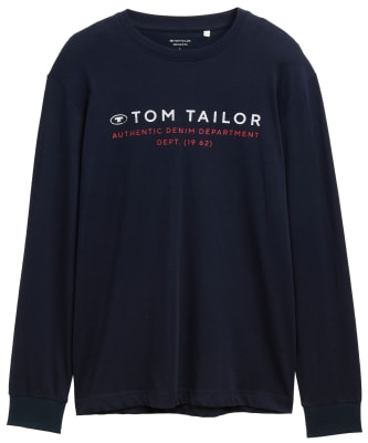 Tom Tailor Printed Longsleeve férfi póló