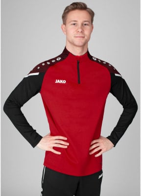 Jako Performance Langarmshirt mit Halfzip