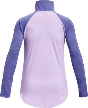 Graphic Langarmshirt mit Halfzip