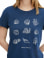 Crew Neck Print női póló rövid ujjú