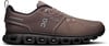 Brauner wasserdichter Laufschuh mit 'OC'-Logo und 'SWISS ENGINEERING'-Schriftzug.