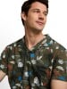 Tom Tailor Allover Printed férfi póló