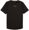 Schwarzes Puma-T-Shirt mit Hyrox- und Puma-Logo, atmungsaktives Material.