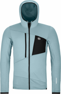 Fleece Grid Fleecejacke mit Kapuze