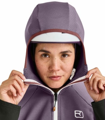 Ortovox Fleece Rib Fleecejacke mit Kapuze