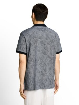 Tom Tailor Jaquard Polo férfi galléros póló