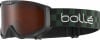 Eine Bollé Skibrille mit brauner Linse und grünem Karoband.